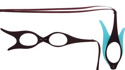 Face a main Tulipe (klappbar)<br/>rot/blau